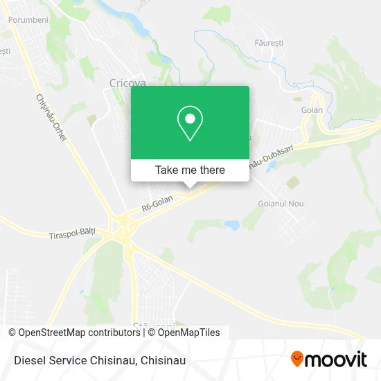Diesel Service Chisinau map