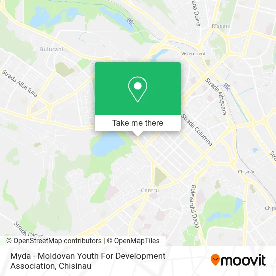 Myda - Moldovan Youth For Development Association map