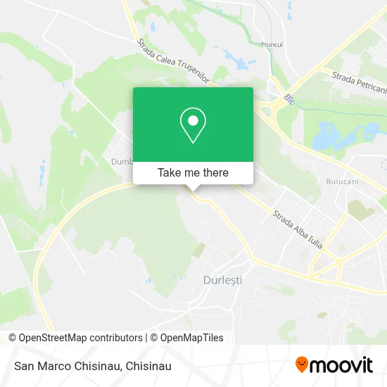 San Marco Chisinau map