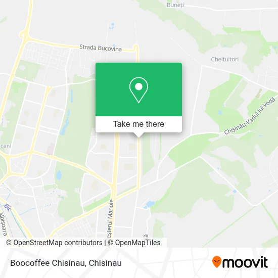 Booсoffee Chisinau map