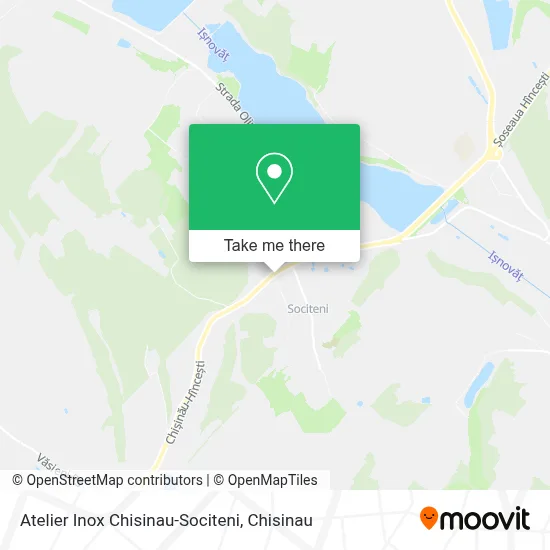 Atelier Inox Chisinau-Sociteni map