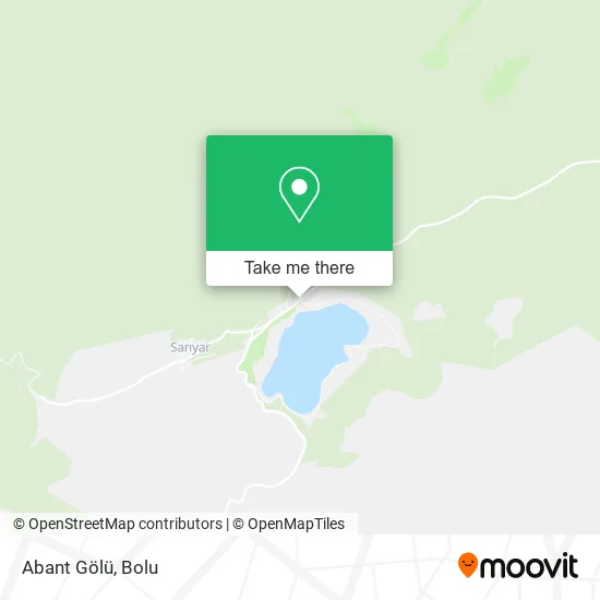Abant Gölü map