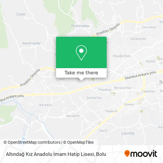 Altındağ Kız Anadolu İmam Hatip Lisesi map