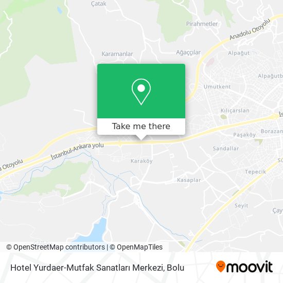 Hotel Yurdaer-Mutfak Sanatları Merkezi map