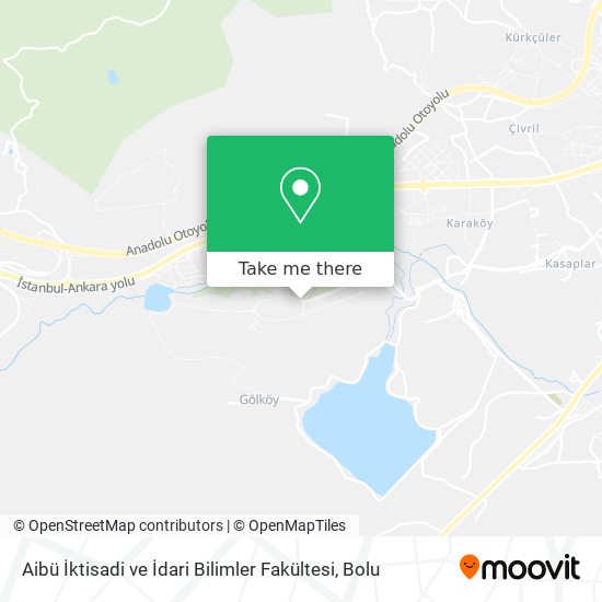 Aibü İktisadi ve İdari Bilimler Fakültesi map