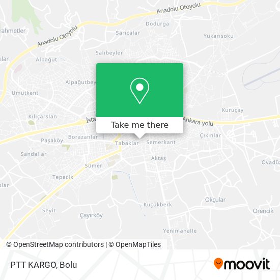 PTT KARGO map