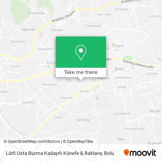 Lütfi Usta Burma Kadayıfı Künefe & Baklava map