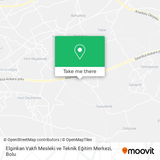 Elginkan Vakfı Mesleki ve Teknik Eğitim Merkezi map