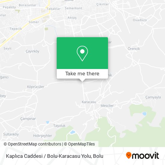 Kaplıca Caddesi / Bolu-Karacasu Yolu map