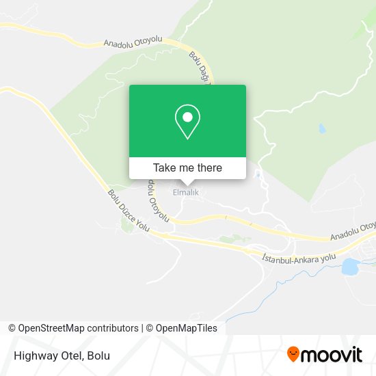 Highway Otel map