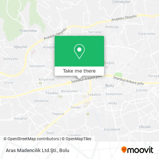 Aras Madencilik Ltd.Şti. map