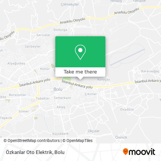 Özkanlar Oto Elektrik map