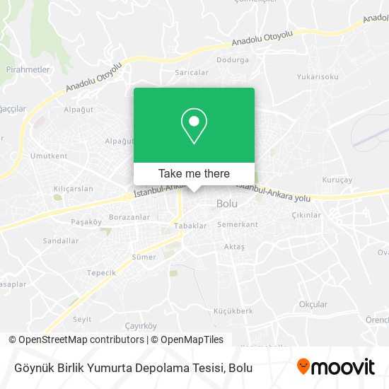 Göynük Birlik Yumurta Depolama Tesisi map