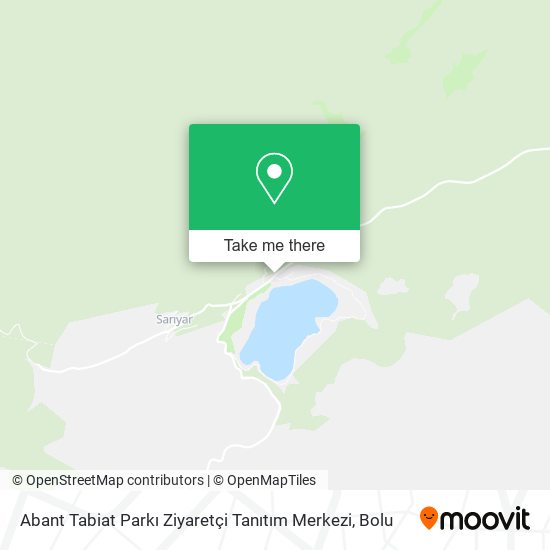 Abant Tabiat Parkı Ziyaretçi Tanıtım Merkezi map