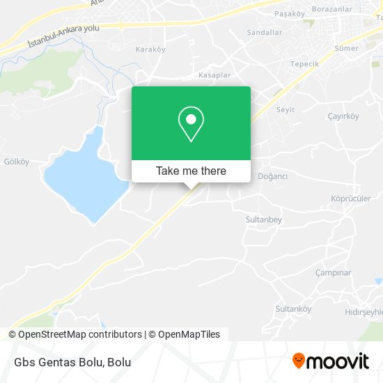 Gbs Gentas Bolu map