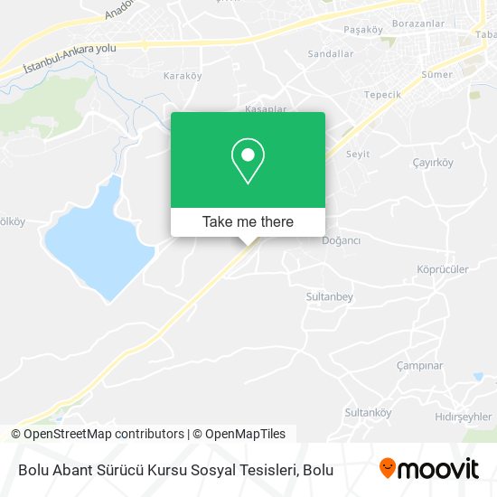 Bolu Abant Sürücü Kursu Sosyal Tesisleri map
