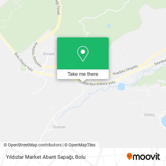 Yıldızlar Market Abant Sapağı map