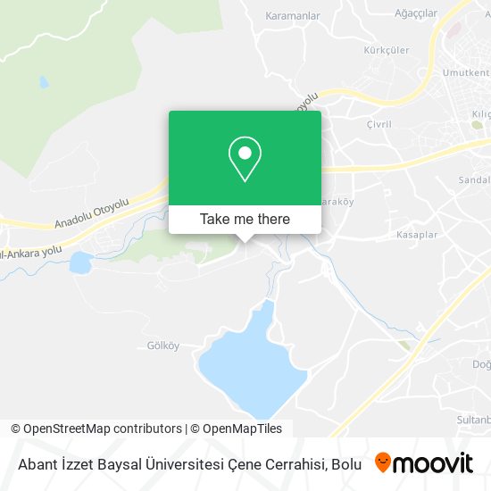 Abant İzzet Baysal Üniversitesi Çene Cerrahisi map