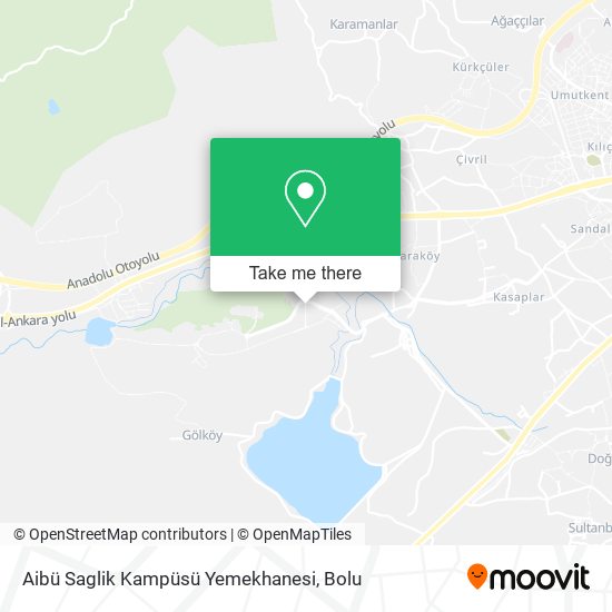 Aibü Saglik Kampüsü Yemekhanesi map
