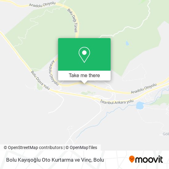 Bolu Kayışoğlu Oto Kurtarma ve Vinç map