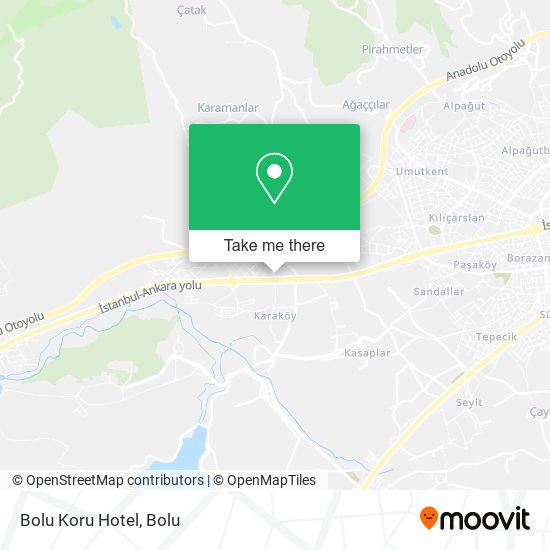 Bolu Koru Hotel map