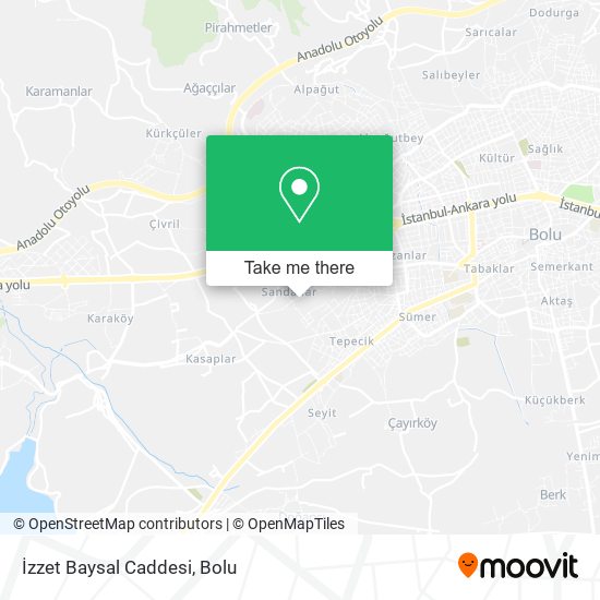 İzzet Baysal Caddesi map
