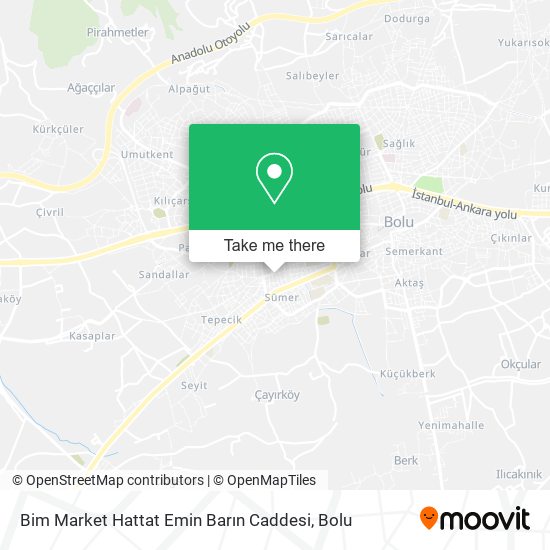 Bim Market Hattat Emin Barın Caddesi map