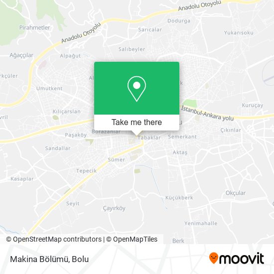 Makina Bölümü map