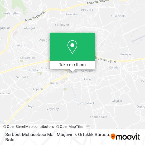Serbest Muhasebeci Mali Müşavirlik Ortaklık Bürosu map