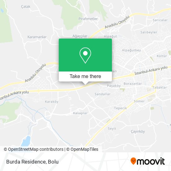 Burda Residence map