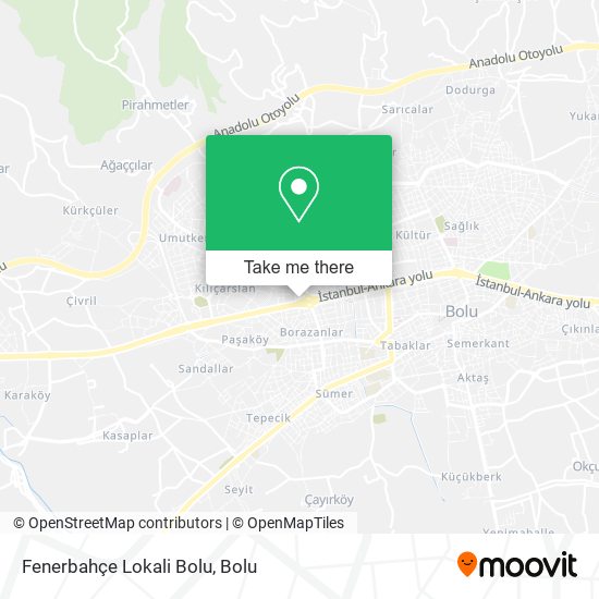 Fenerbahçe Lokali Bolu map