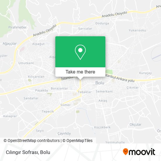Cılıngır Sofrası map