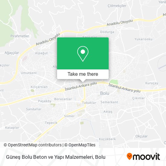 Güneş Bolu Beton ve Yapı Malzemeleri map