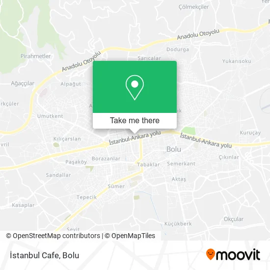 İstanbul Cafe map