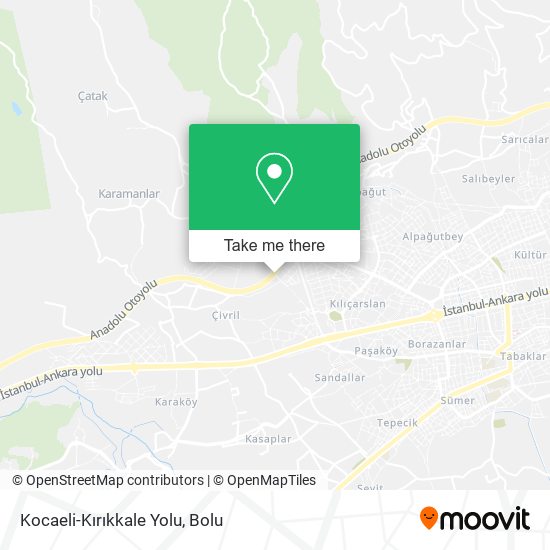 Kocaeli-Kırıkkale Yolu map