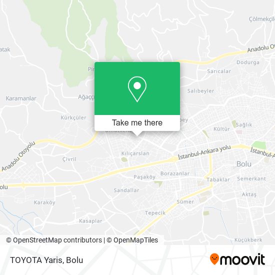 TOYOTA Yaris map