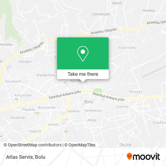 Atlas Servis map