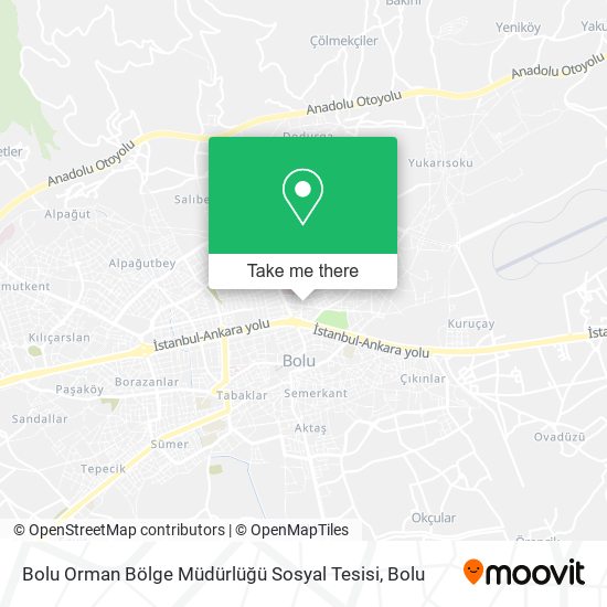 Bolu Orman Bölge Müdürlüğü Sosyal Tesisi map