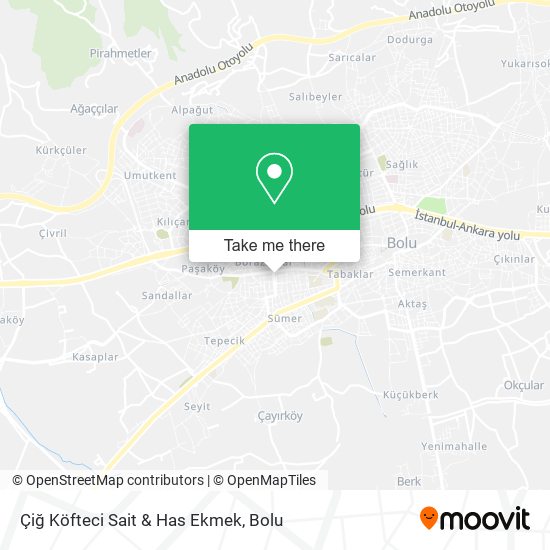 Çiğ Köfteci Sait & Has Ekmek map