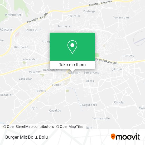 Burger Mix Bolu map