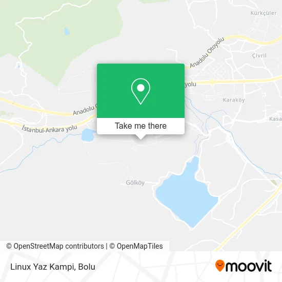 Linux Yaz Kampi map