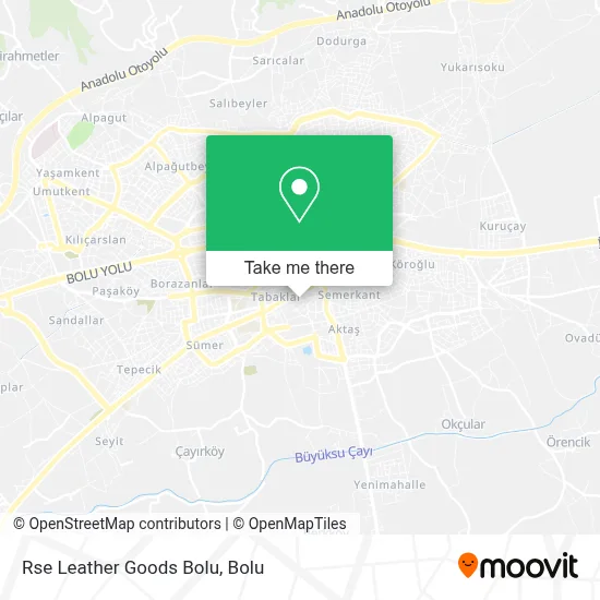 Rse Leather Goods Bolu map