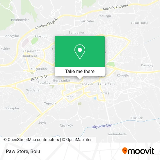Paw Store map