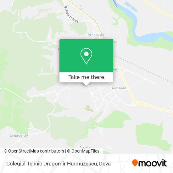 Colegiul Tehnic Dragomir Hurmuzescu map