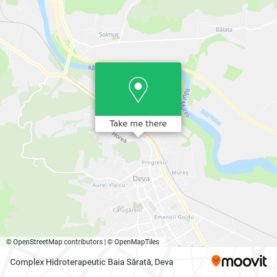 Complex Hidroterapeutic Baia Sărată map