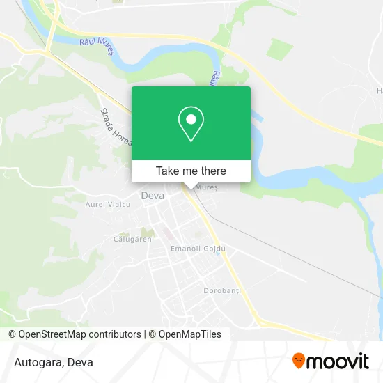Autogara map