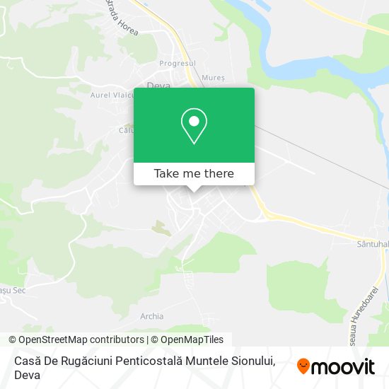Casă De Rugăciuni Penticostală Muntele Sionului map