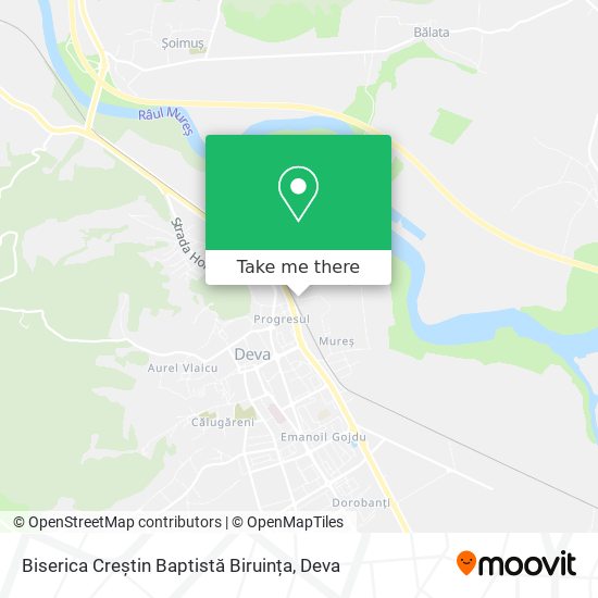 Biserica Creștin Baptistă Biruința map