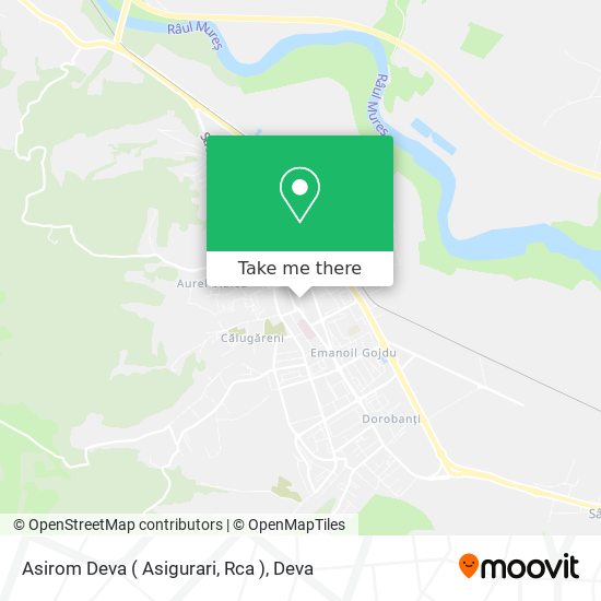 Asirom Deva ( Asigurari, Rca ) map