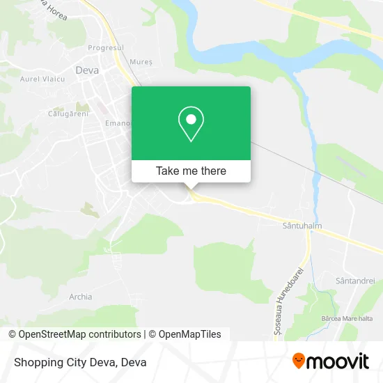Shopping City Deva map